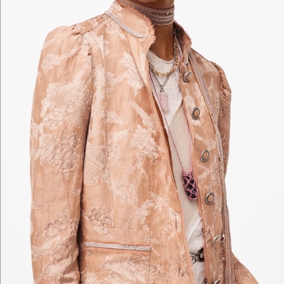 ZARA Limited Edition Jacquard Jacket - Picture 6 of 10